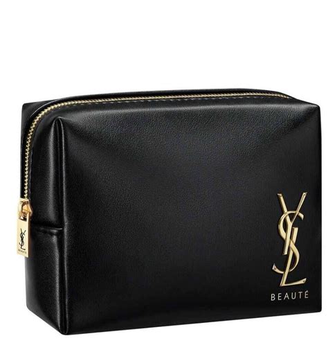 ysl black makeup pouch|ysl cosmetic pouch.